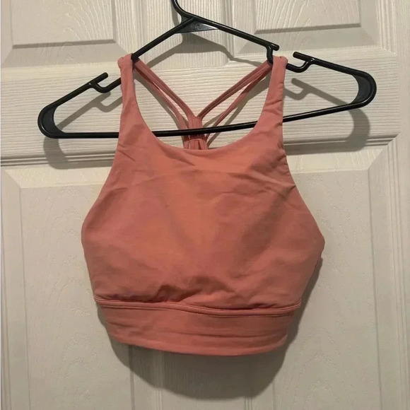 Lululemon + Soul Cycle Ride & Reflect Sports Bra In Cameo Pink Size 4. - Picture 3 of 5